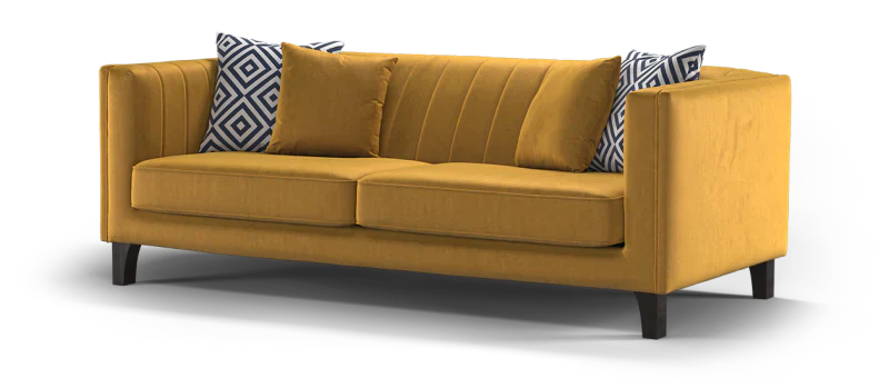 Wildo Luxury Sofa Set in Suede