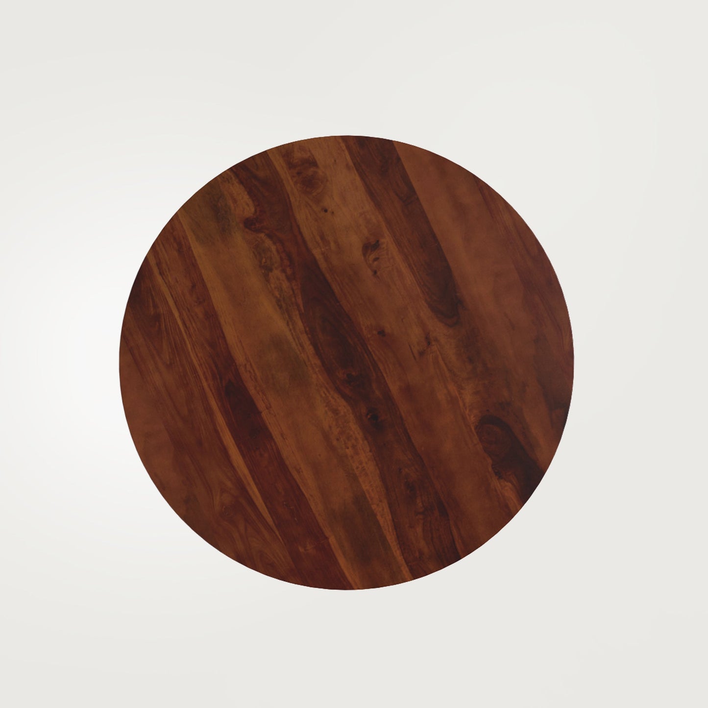 Yukon Luxury Dining Table - Large 130 cm Teak Stained Sheesham