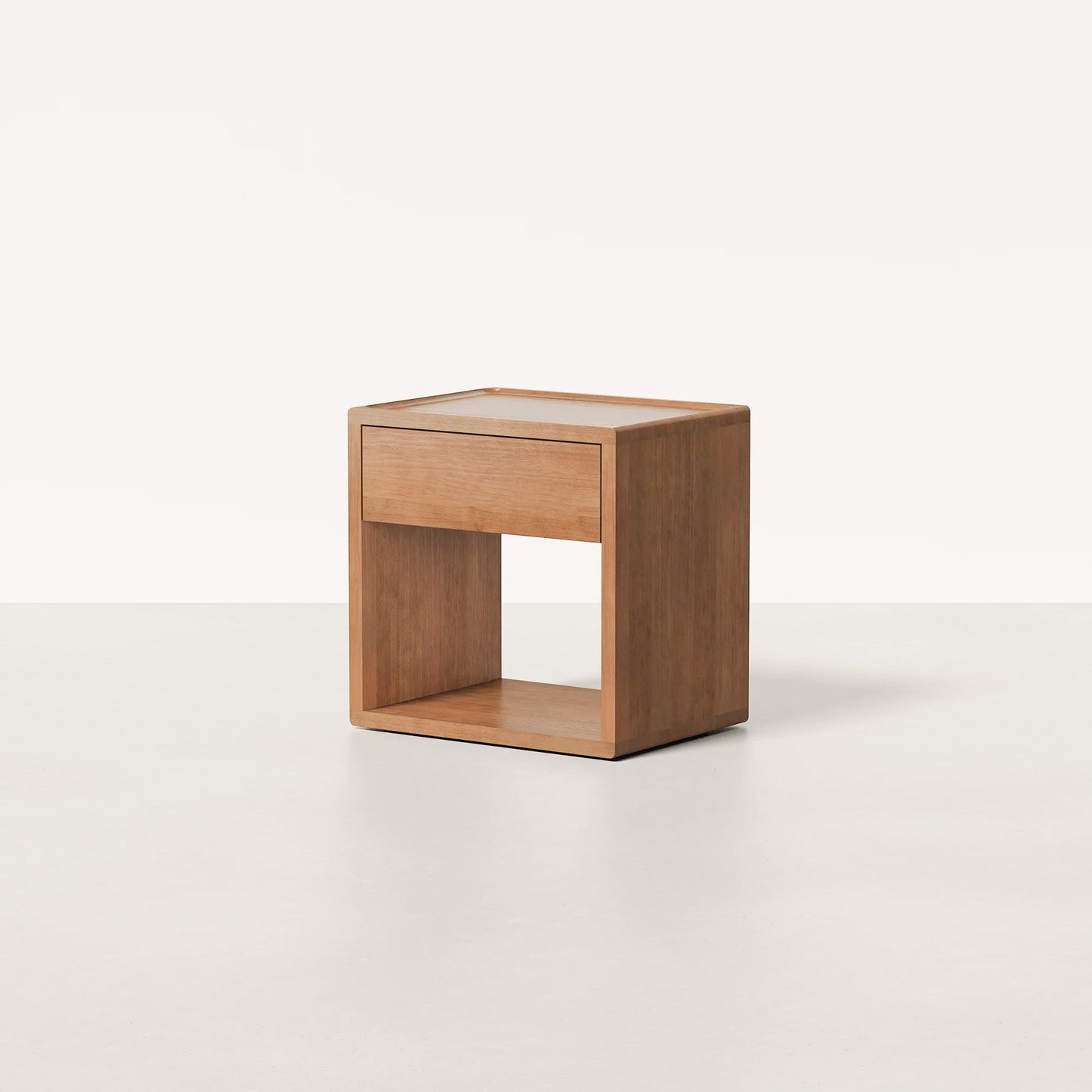 Sael Bedside Table | Solid Walnut/Teak/Oak Wood | 1.2 Feet Length