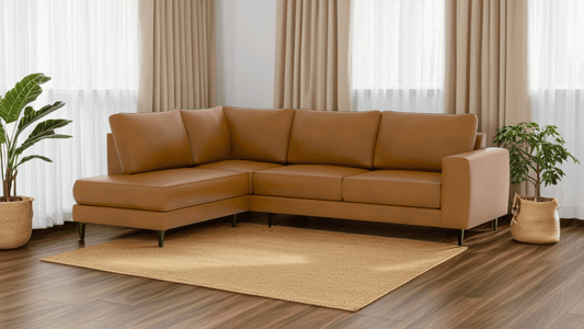 Alex Corner Artificial Leather RHF With Chaise