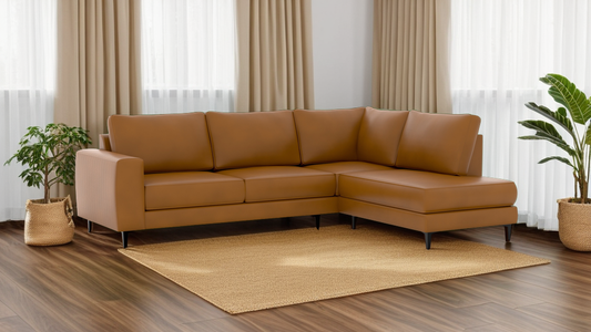 Alex Corner Artificial Leather LHF With Chaise