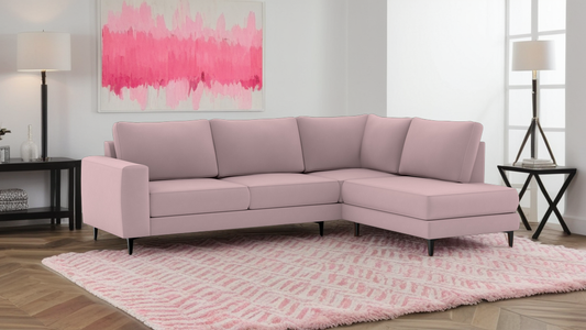 Alex Corner Fabric LHF With Chaise