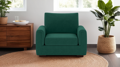 Amber 1 Seater Fabric Sofa