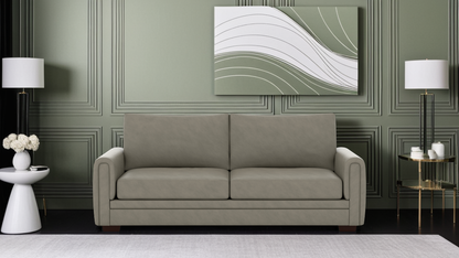 Amber 3 Seater Artificial Leather Sofa