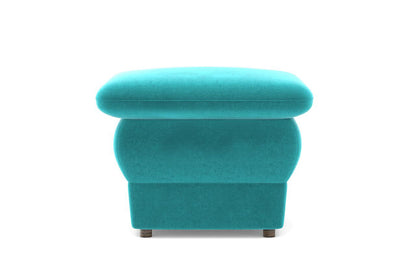 Chiffon Artificial Leather Ottoman