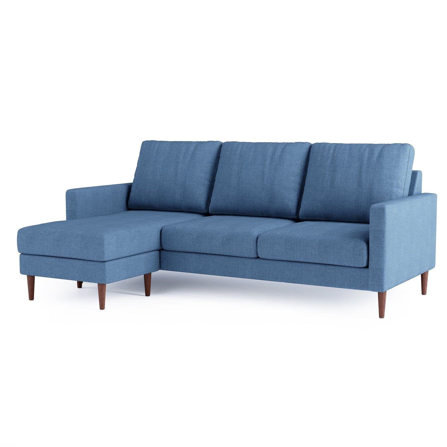 Lore Sofa | L-Shaped Right Sectional with Chaise (7 feet) - High Back Sofa