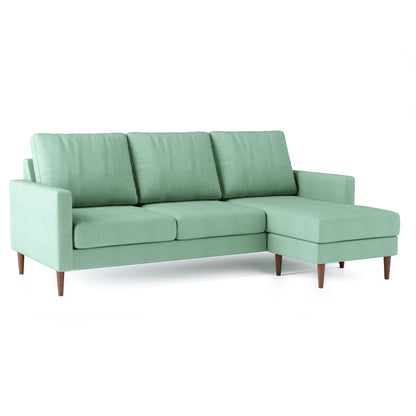 Lore Sofa | L-Shaped Sectional with Chaise (7 feet) - High Back Sofa