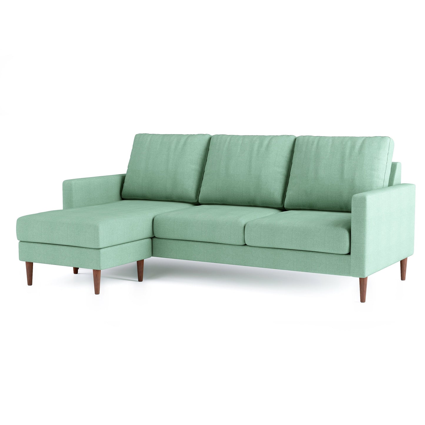 Lore Sofa | L-Shaped Right Sectional with Chaise (7 feet) - High Back Sofa