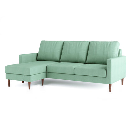 Lore Sofa | L-Shaped Sectional with Chaise (7 feet) - High Back Sofa
