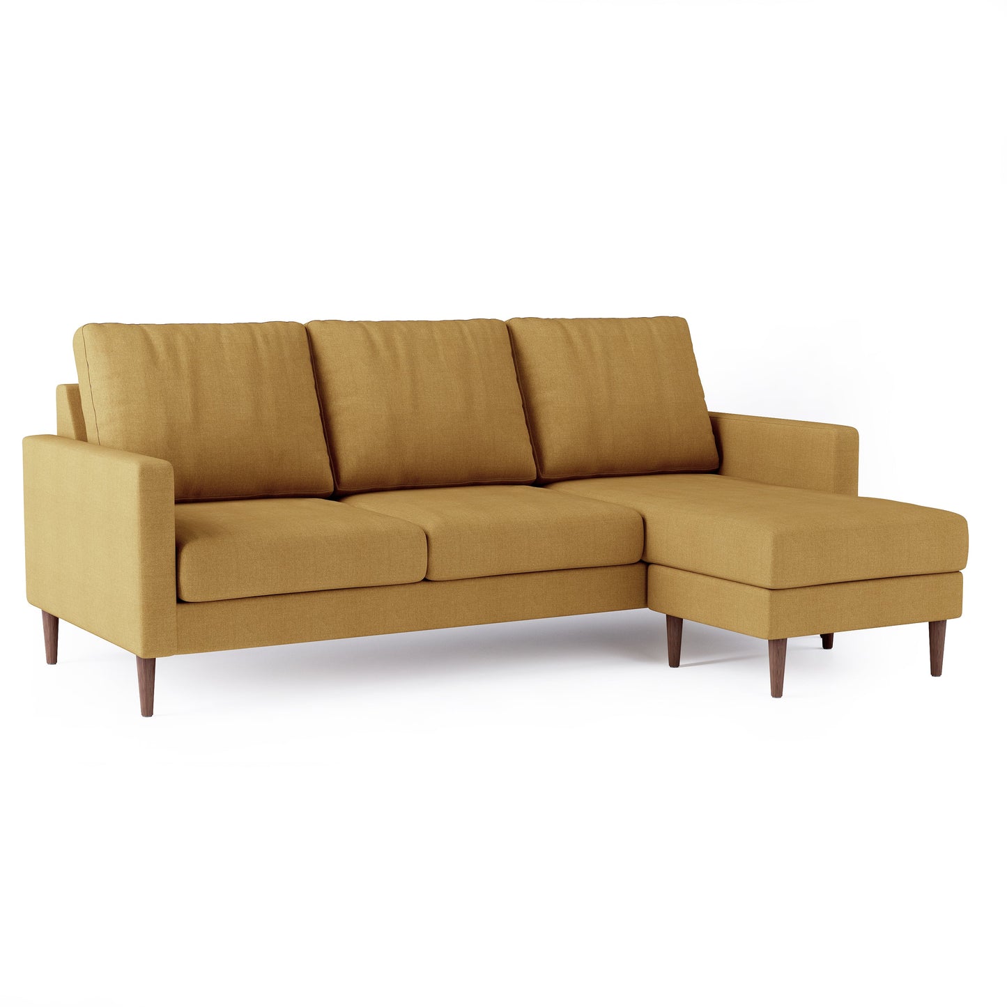 Lore Sofa | L-Shaped Sectional with Chaise (7 feet) - High Back Sofa