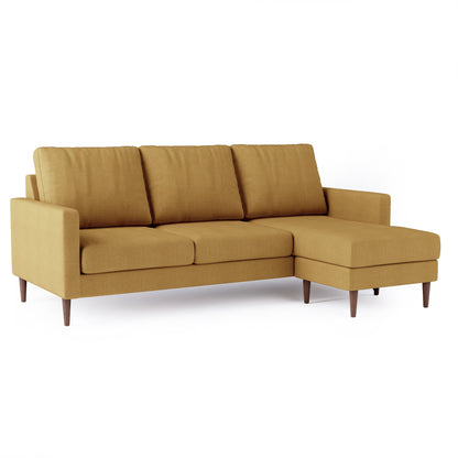 Lore Sofa | L-Shaped Sectional with Chaise (7 feet) - High Back Sofa