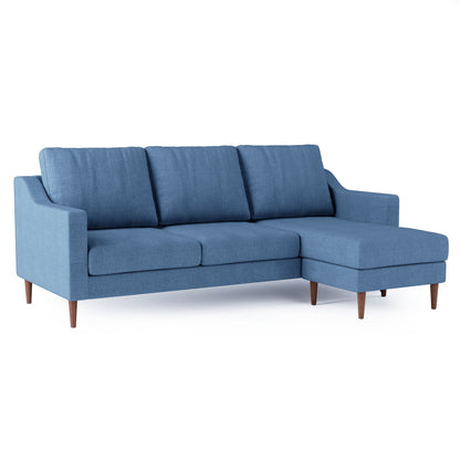 Lore Sofa | L-Shaped Sectional with Chaise (7 feet) - High Back Sofa