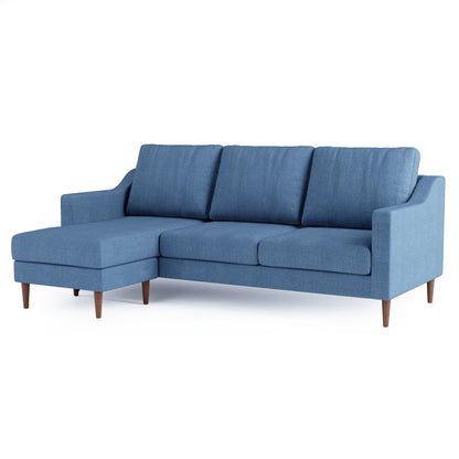 Lore Sofa | L-Shaped Sectional with Chaise (7 feet) - High Back Sofa