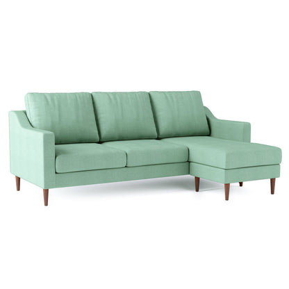 Lore Sofa | L-Shaped Sectional with Chaise (7 feet) - High Back Sofa