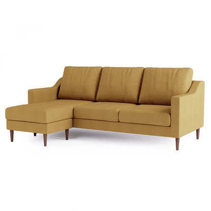 Lore Sofa | L-Shaped Right Sectional with Chaise (7 feet) - High Back Sofa