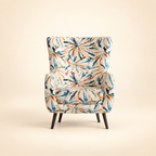 Avery Wingback Accent Chair – front view