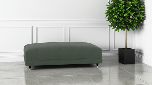 Baxley Leather Ottoman