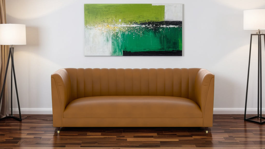 Baxley 2 Seater Artificial Leather Sofa