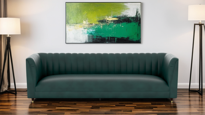 Baxley 3 Seater Artificial Leather Sofa