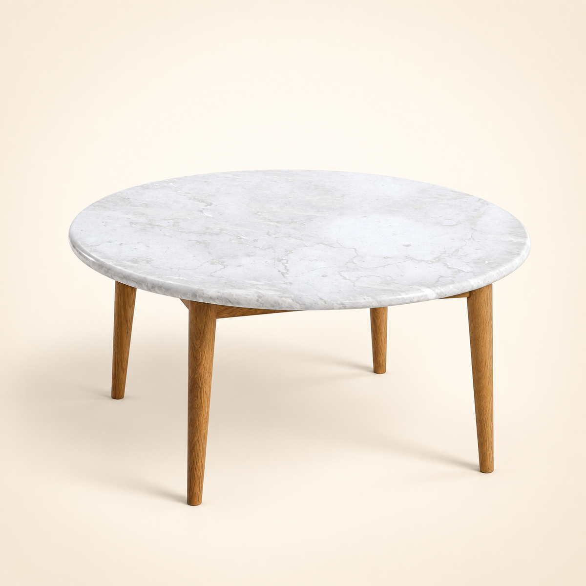 Bear Round Coffee Table - front-left three-quarter view
