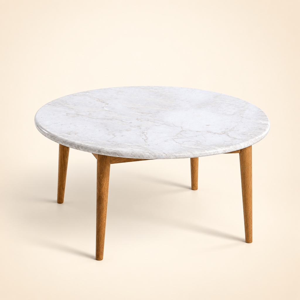 Bear Round Coffee Table - front-right three-quarter view