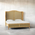 Chantel Natural Rattan Cane Bed