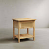 Chantel Rattan Mango Natural Bedside Table