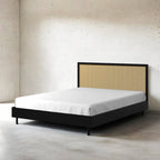July Low Rattan Bed