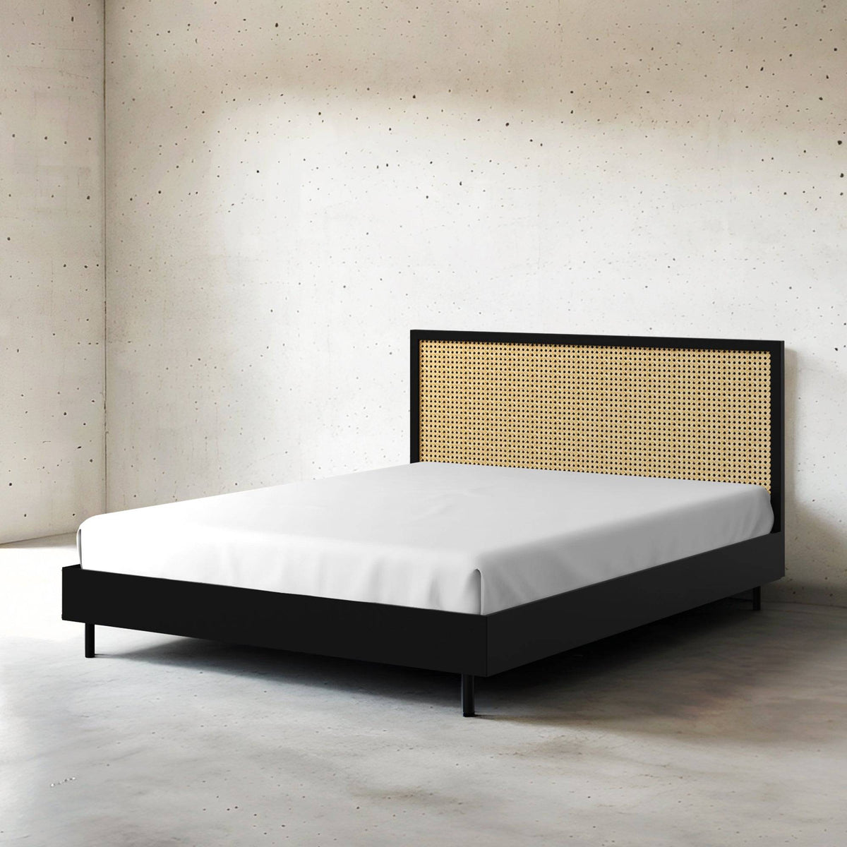 July Low Rattan Bed