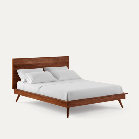 Fran Solid Wood Scandinavian Style Bed