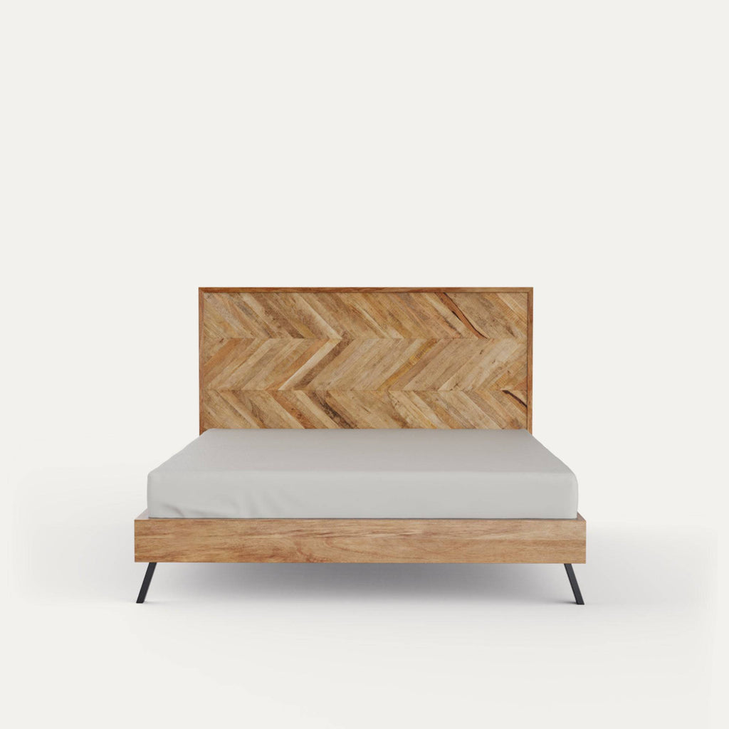 Souza Parquet Pattern Bed