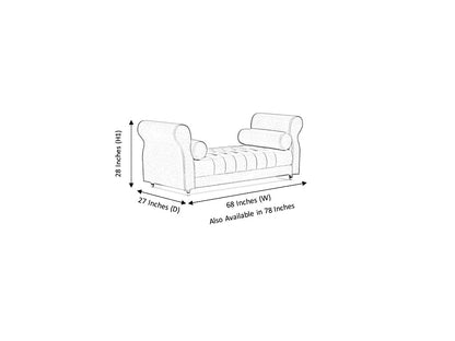 Bellona Leather Lounger