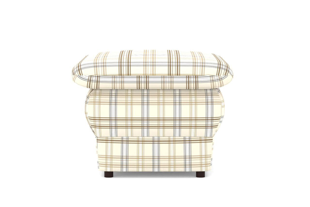 Chiffon Fabric Ottoman