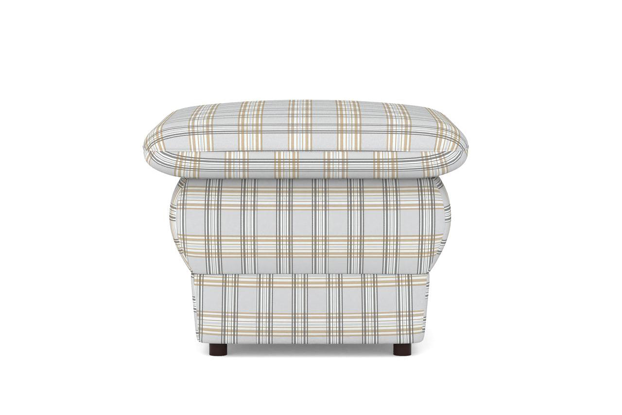 Chiffon Fabric Ottoman