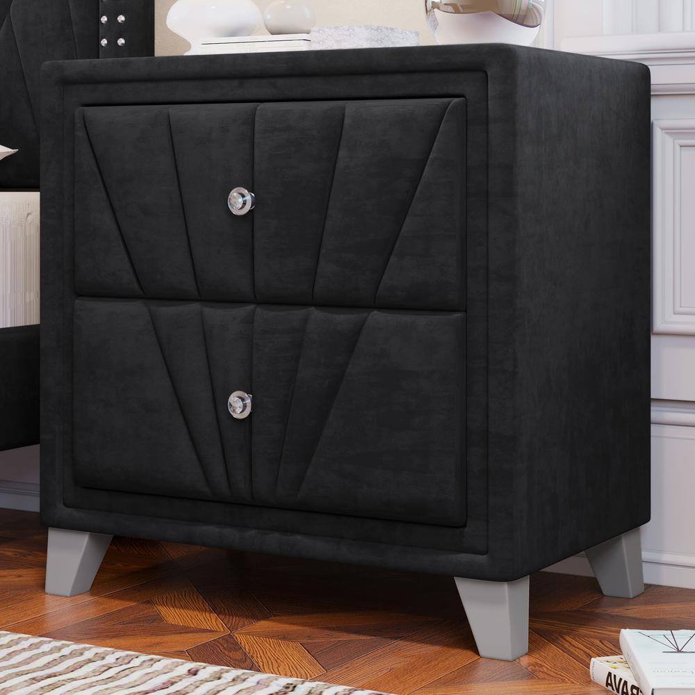 Eclipse Bed Side Table 2 Drawer