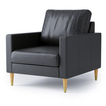 Lore Sofa | 1 Seater Italian Leather Sofa (3 feet)