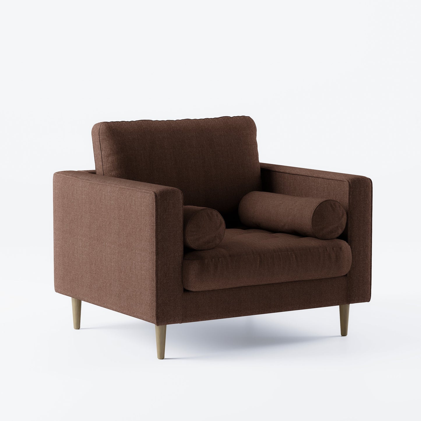 Palo Sofa T | Chair (3.5 feet length) | Tufted