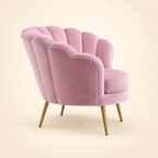 Butterfly Accent Chair in Pink Color catalogue angle 4