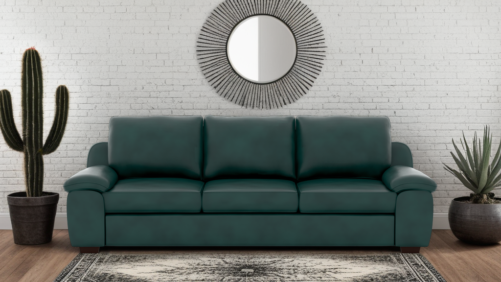 California 4 Seater Artificial Leather Sofa