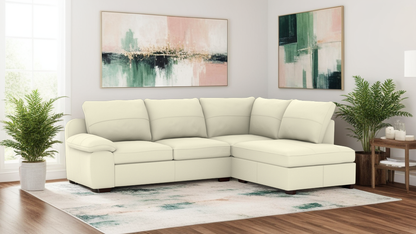 California Corner Leather LHF With Chaise