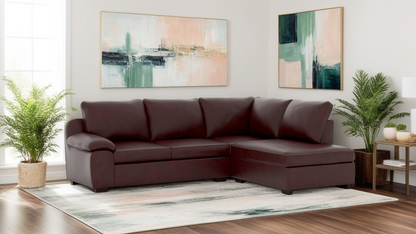 California Corner Artificial Leather LHF With Chaise