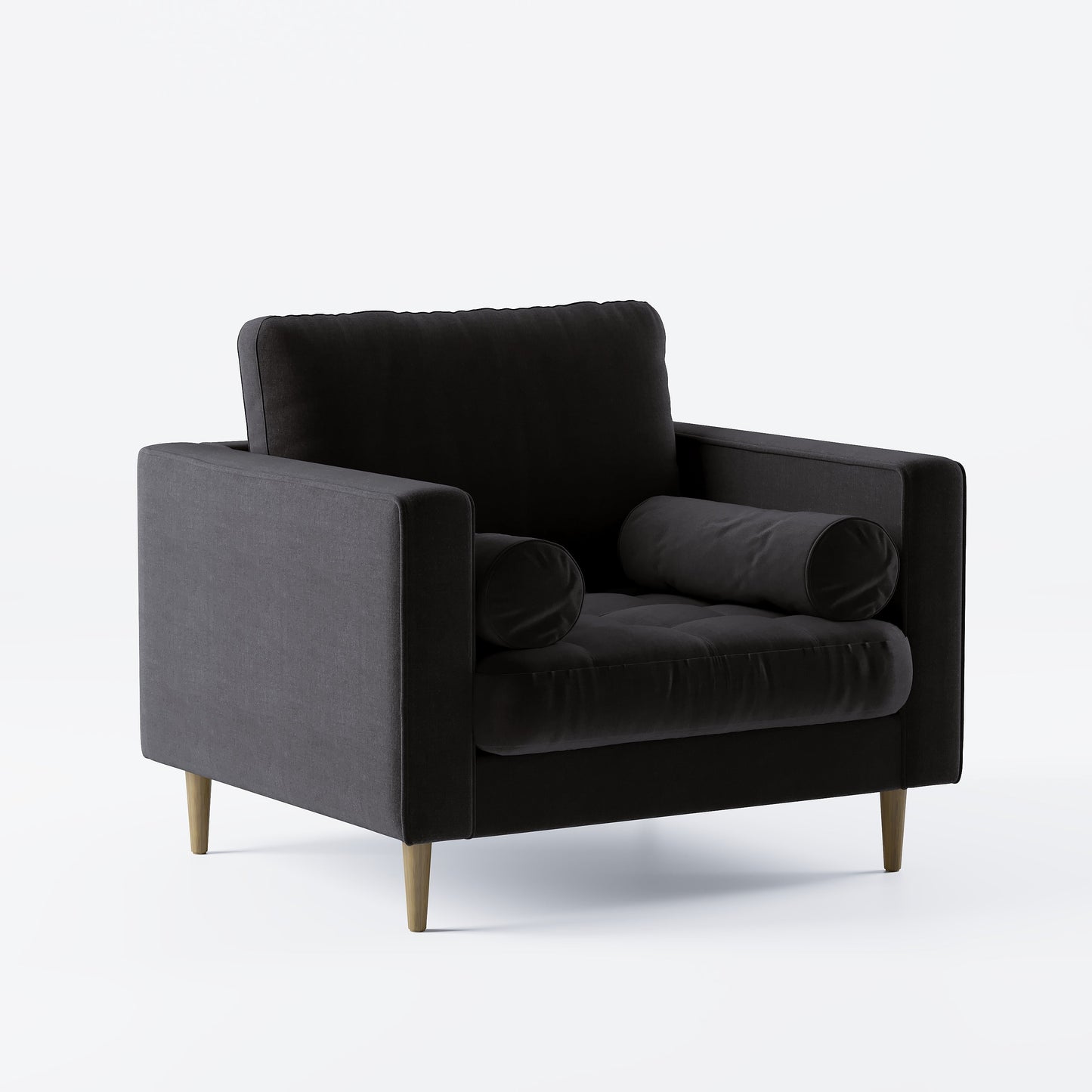 Palo Sofa T | Chair (3.5 feet length) | Tufted