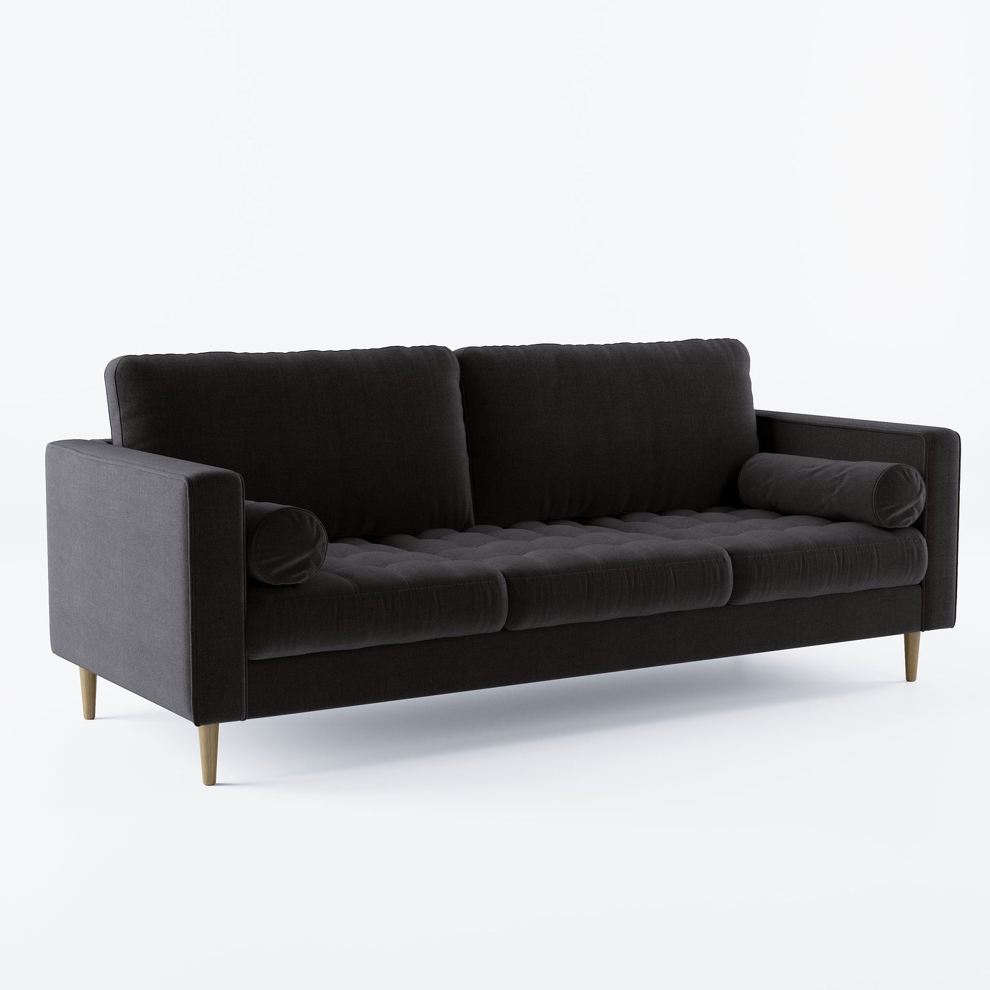 Palo Sofa T (Split Seats) | 3+ Seater (7 feet) | Tufted