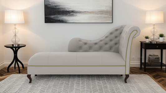 Chester Leather RHF Lounger