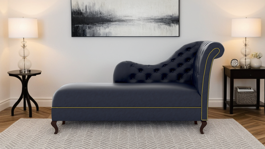 Chester Artificial Leather RHF Lounger