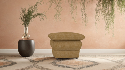 Chiffon Fabric Ottoman