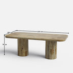 Alba-Lidia Dining Table Set - Modern & Space-Saving Design