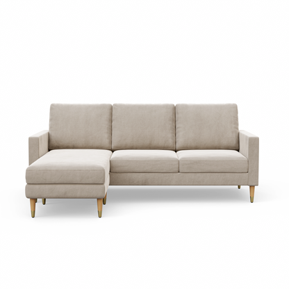 Lore Sofa | L-Shaped Right Sectional with Chaise (7 feet) - High Back Sofa