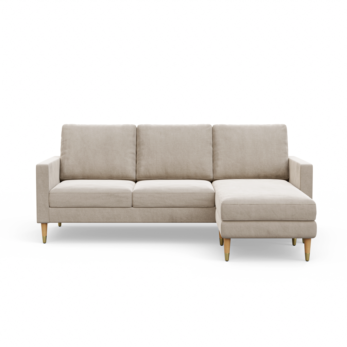 Lore Sofa | L-Shaped Sectional with Chaise (7 feet) - High Back Sofa
