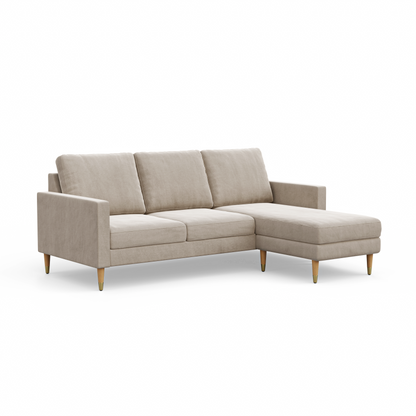 Lore Sofa | L-Shaped Sectional with Chaise (7 feet) - High Back Sofa
